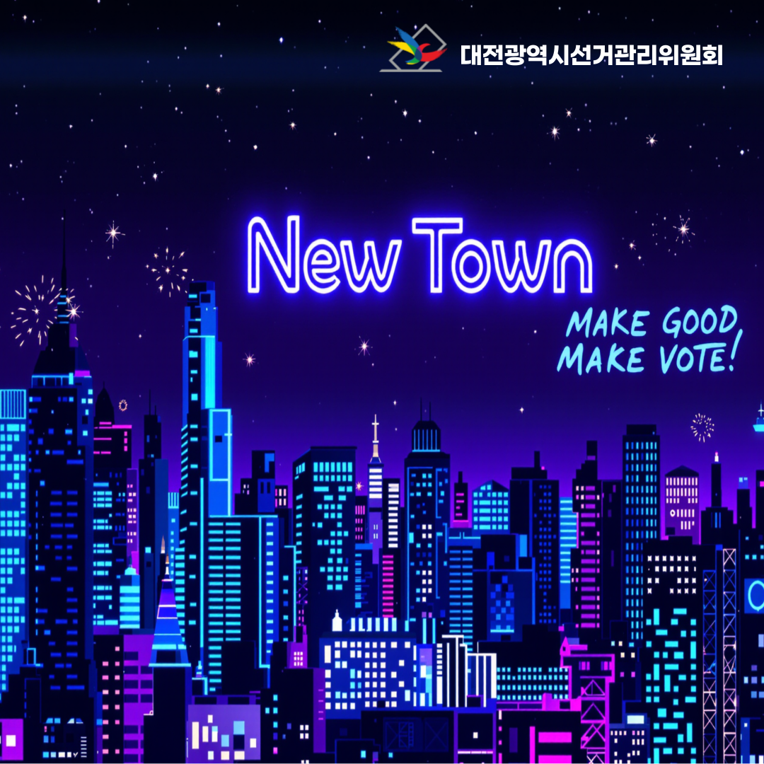 AI로 만든 첫 번째 디지털 싱글 New Town 앨범커버