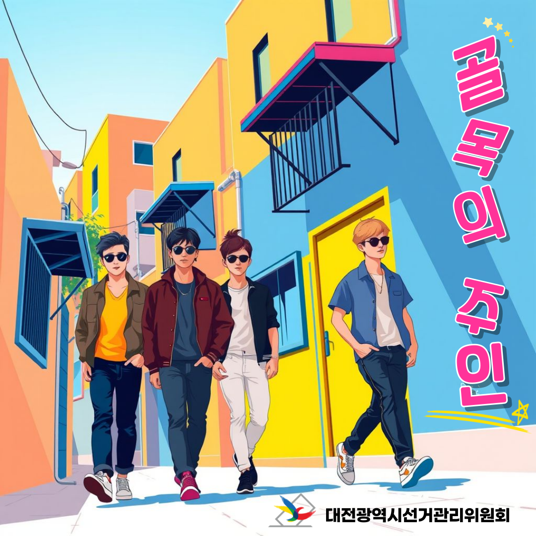 AI로 만든 두 번째 디지털 싱글 골목의 주인 앨범커버