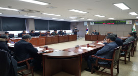 고성군이장협의회 정례회 이용 공직선거법 교육 실시