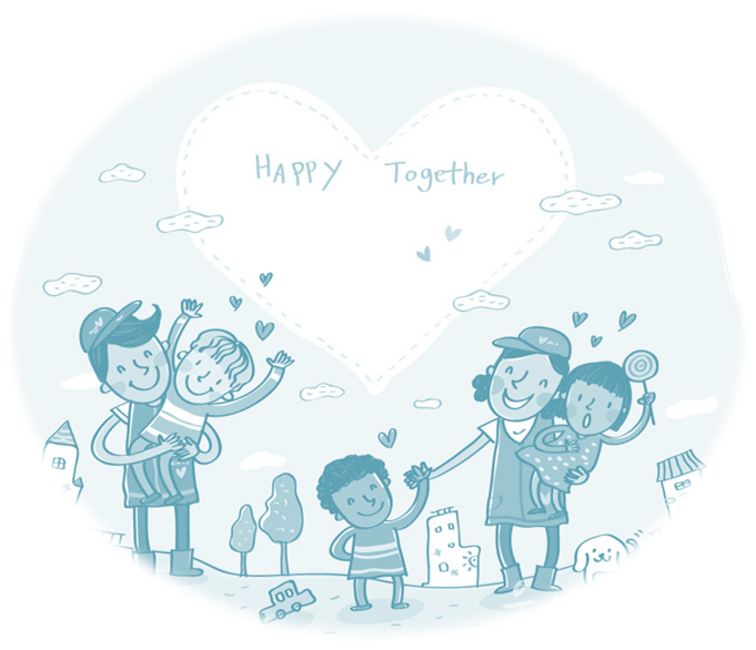 행복한 다문화 가족